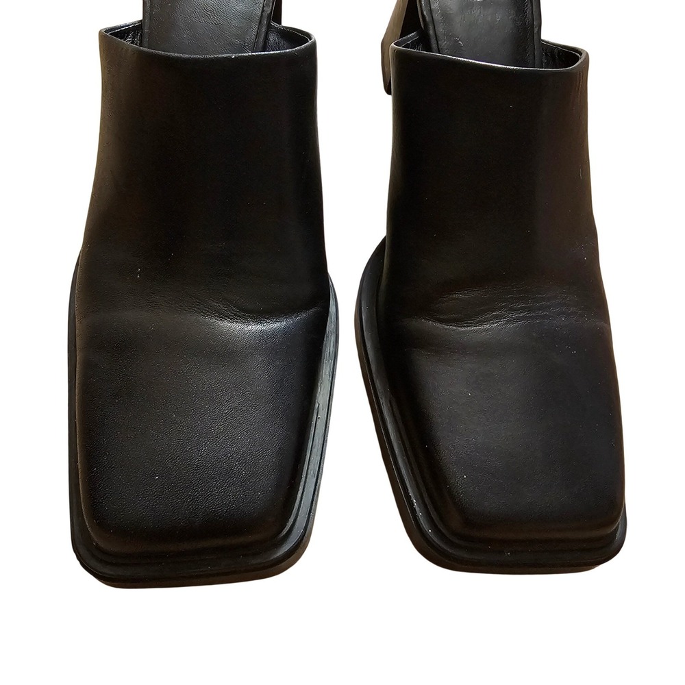 Vagabond Shoemakers Edwina Heeled Leather Mules Black Size EU41 US 11 - Picture 3 of 12